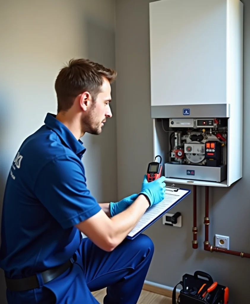 points de contrôle essentiels pour une chaudière à condensation